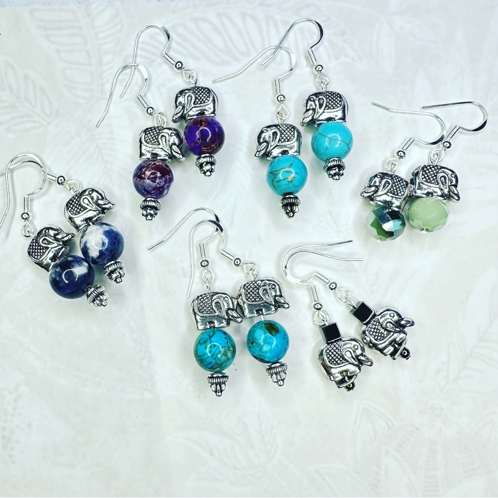 3/$18 Silver Elephants - Pick Your Fave!